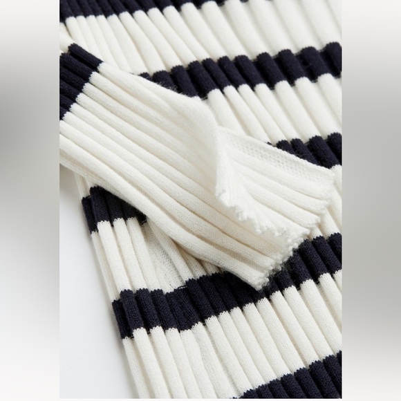 H&M STRIPED KNIT DRESS - Picture 9 of 9